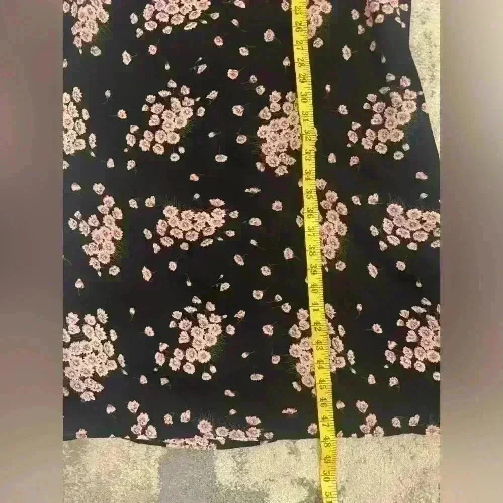 Women’s Long Black Outfit Petite Dress - Picture 8 of 8